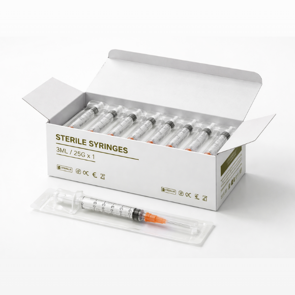 Box of 100 Syringes